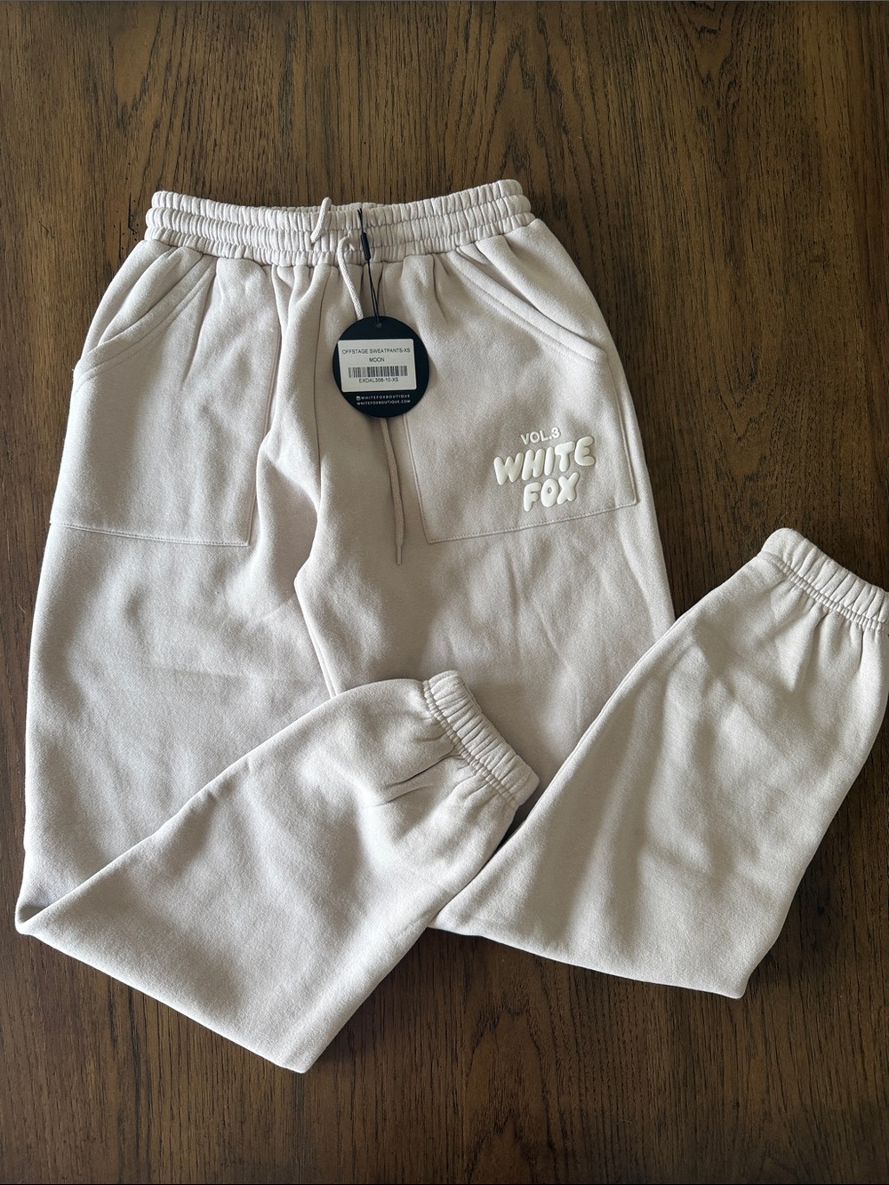 White Fox Boutique Offstage Sweatpants - XS - Moon
